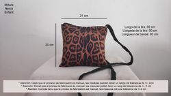 Messenger Bag Noir en Tissu Résistant pour Hommes