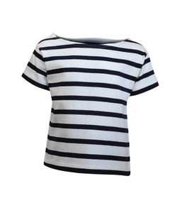 T-shirt enfant rayé marine et blanc