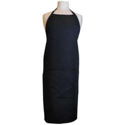Davantal de cambrer adult complet negre