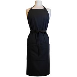Davantal de cambrer adult complet negre