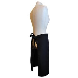 Mitg-davantal personalitzable negre