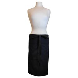 Mitg-davantal personalitzable negre