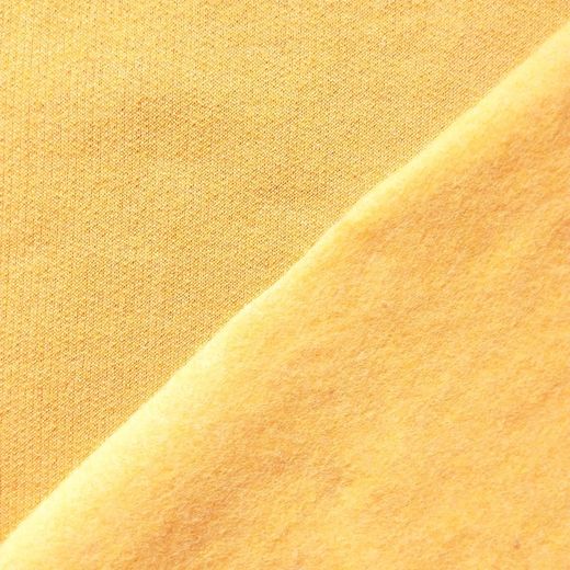Tissu Sweat Jaune Orange 260g Largeur 190 cm