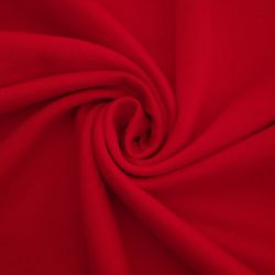 Tissu Sweat élastique Rouge – 240g/m² – Largeur 155 cm
