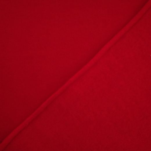 Tissu Sweat élastique Rouge – 240g/m² – Largeur 155 cm