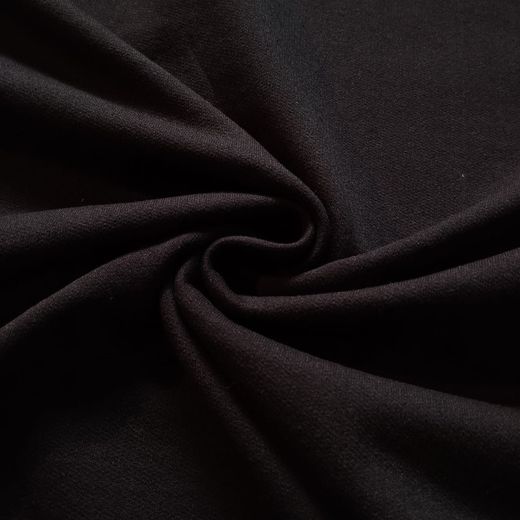 Tissu Molleton Noir 270g pour Sweatshirts. Largeur 165cm