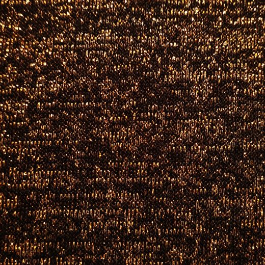 Tissu Sweat Noir avec Fil Doré 260g largeur 175cm