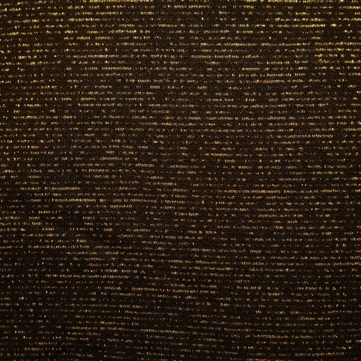 Tissu Molleton Noir rayé en Fil Doré – 260g/m², Largeur 175 cm