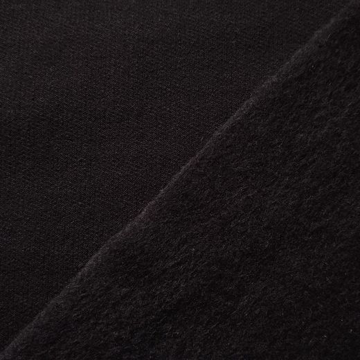 Tissu Sweat Noir de Haute Qualité. Largeur 165 cm. 310g.