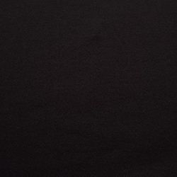 Tissu Sweat Noir de Haute Qualité. Largeur 165 cm. 310g.