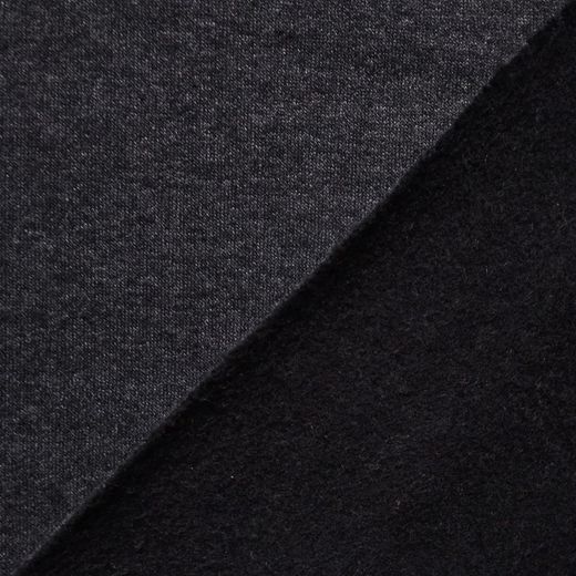Tissu Molleton Premium Gris Anthracite – 310g/m² – Largeur 160 cm