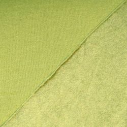Tissu Molleton Vert Citron 260g/m² largeur 180cm