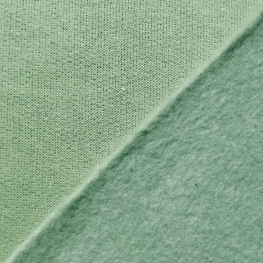 Tissu Molleton Vert Menthe 260g - Largeur 190 cm